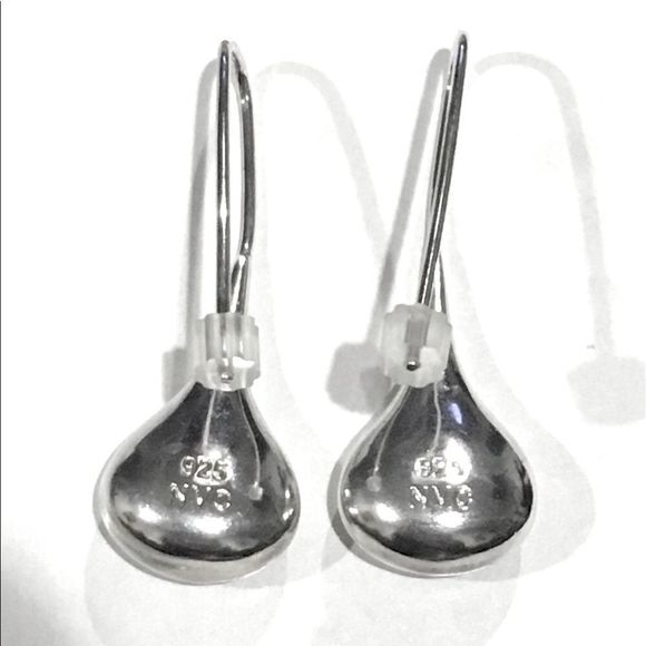Sterling Silver 925 Tear Drop Earrings - Picture 6 of 8